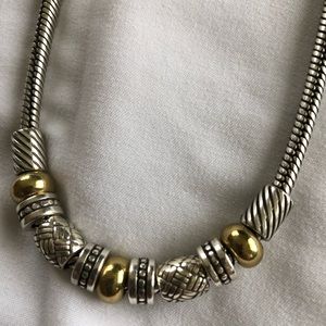 ❤️ Brighton Multi metal necklace. Length adjustable to 18 inches.